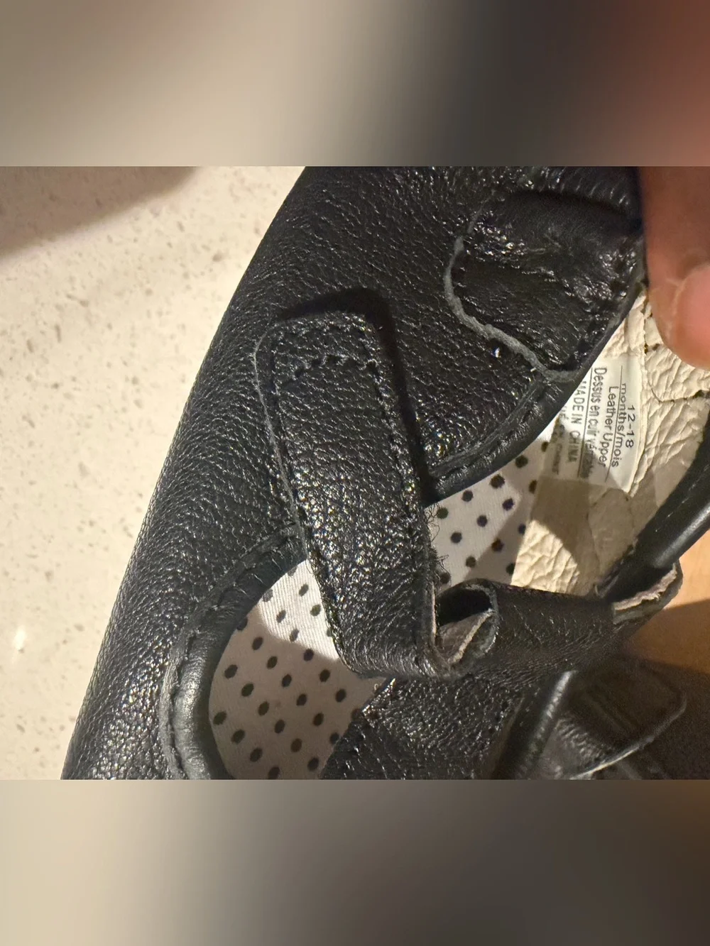 Robeez leather Tori t-strap shoes